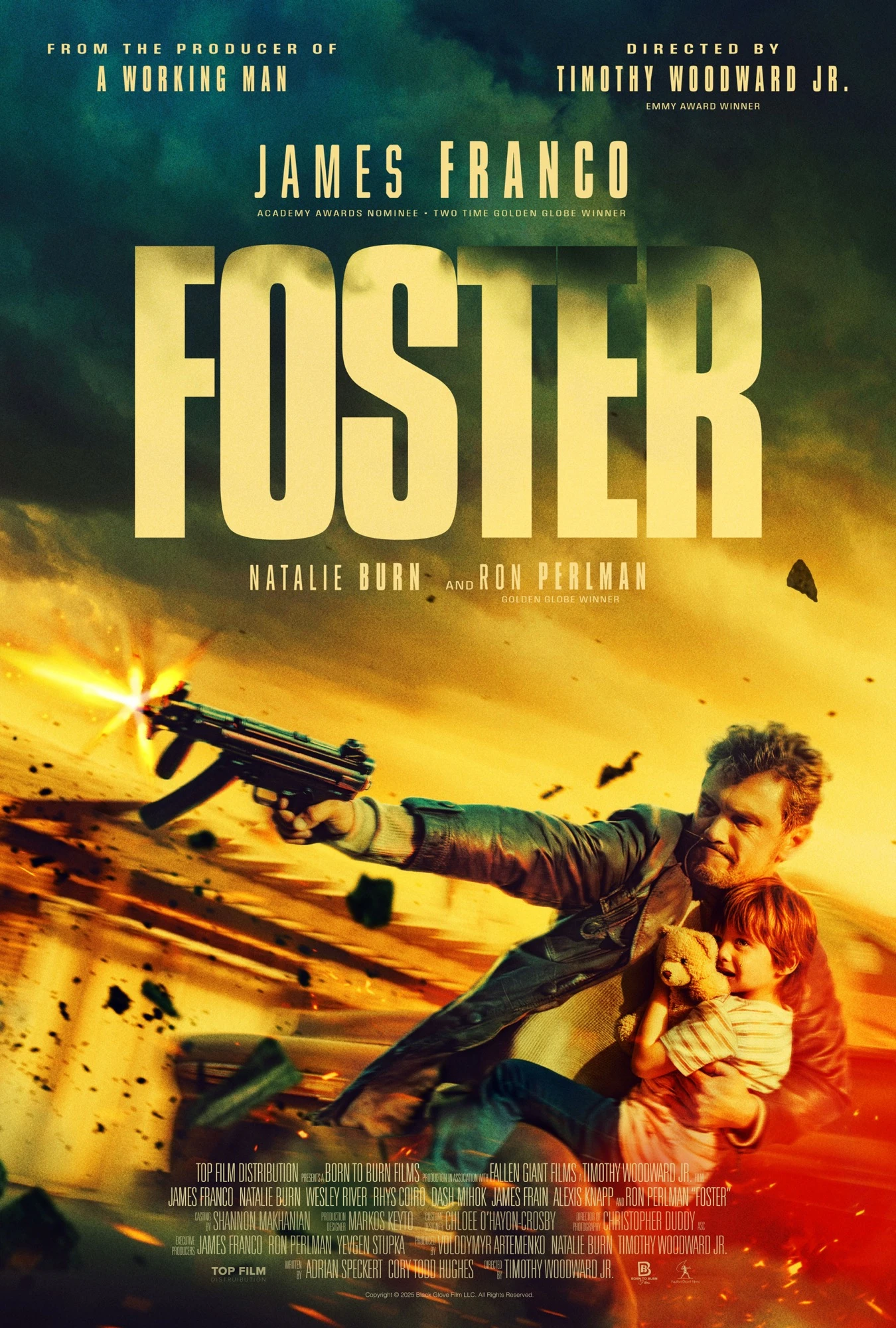 Wesley River and James Franco in the Foster poster